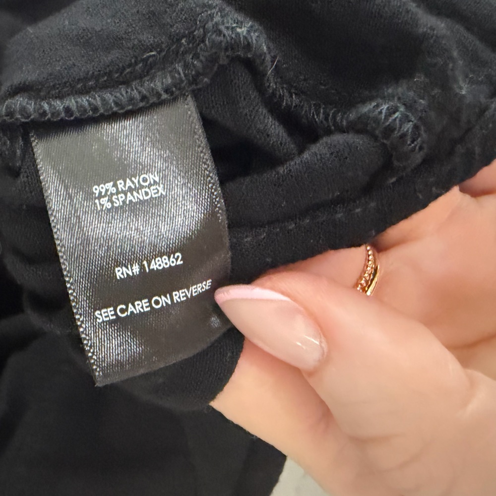 Torrid Black Button-Down Women's Shirt Size Large #3056 - Picture 4 of 5